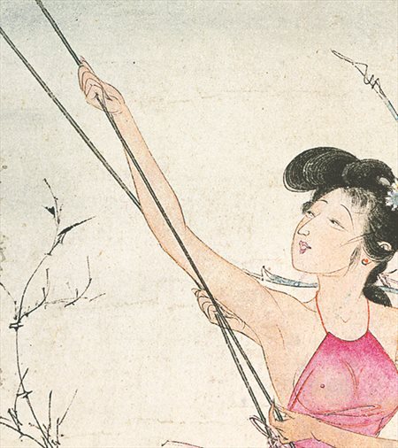 长汀-胡也佛的仕女画和最知名的金瓶梅秘戏图